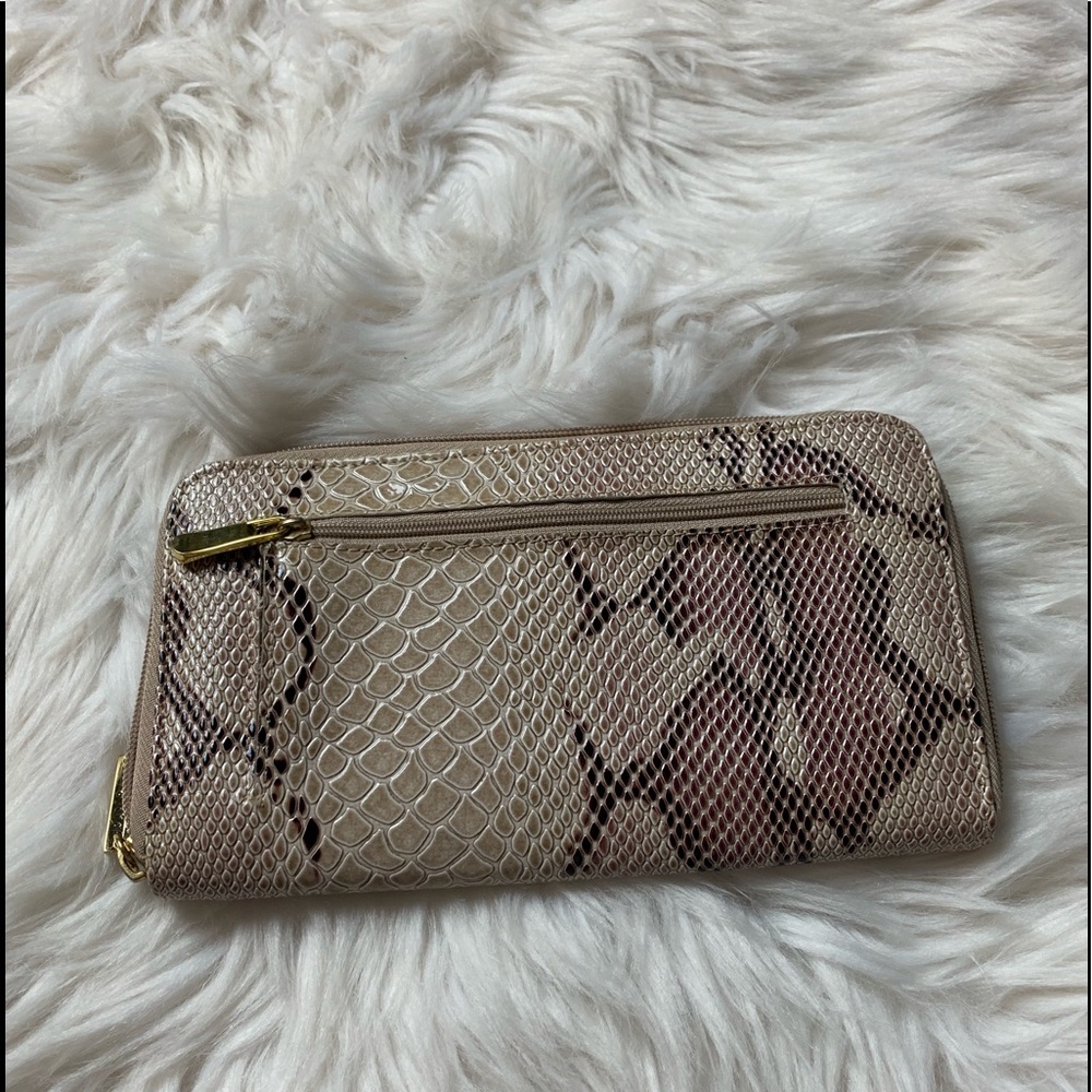 Joan Rivers Faux snakeskin long wallet - Picture 2 of 5